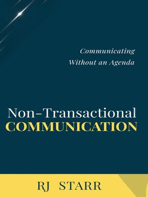 cover image of Non-Transactional Communication